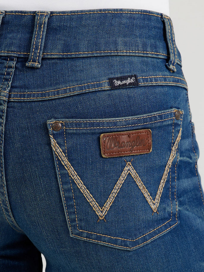 Wrangler Womens Retro Mae Mid Rise Bootcut Jean -Vivianna