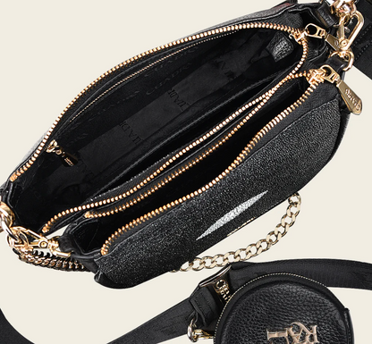 Cuadra Womens Stingray Crossbody Bag