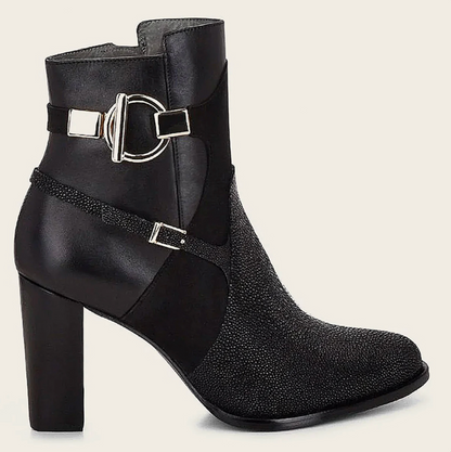 Franco Cuadra Womens Stingray Bootie - Black