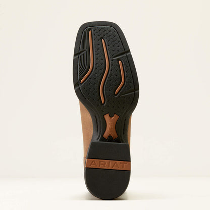 Ariat Mens Sport Wide Square Toe Cowboy Boot - Barley Brown 10050993