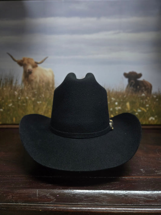 Tombstone 20x El Viejonon Wool Felt Hat - Black