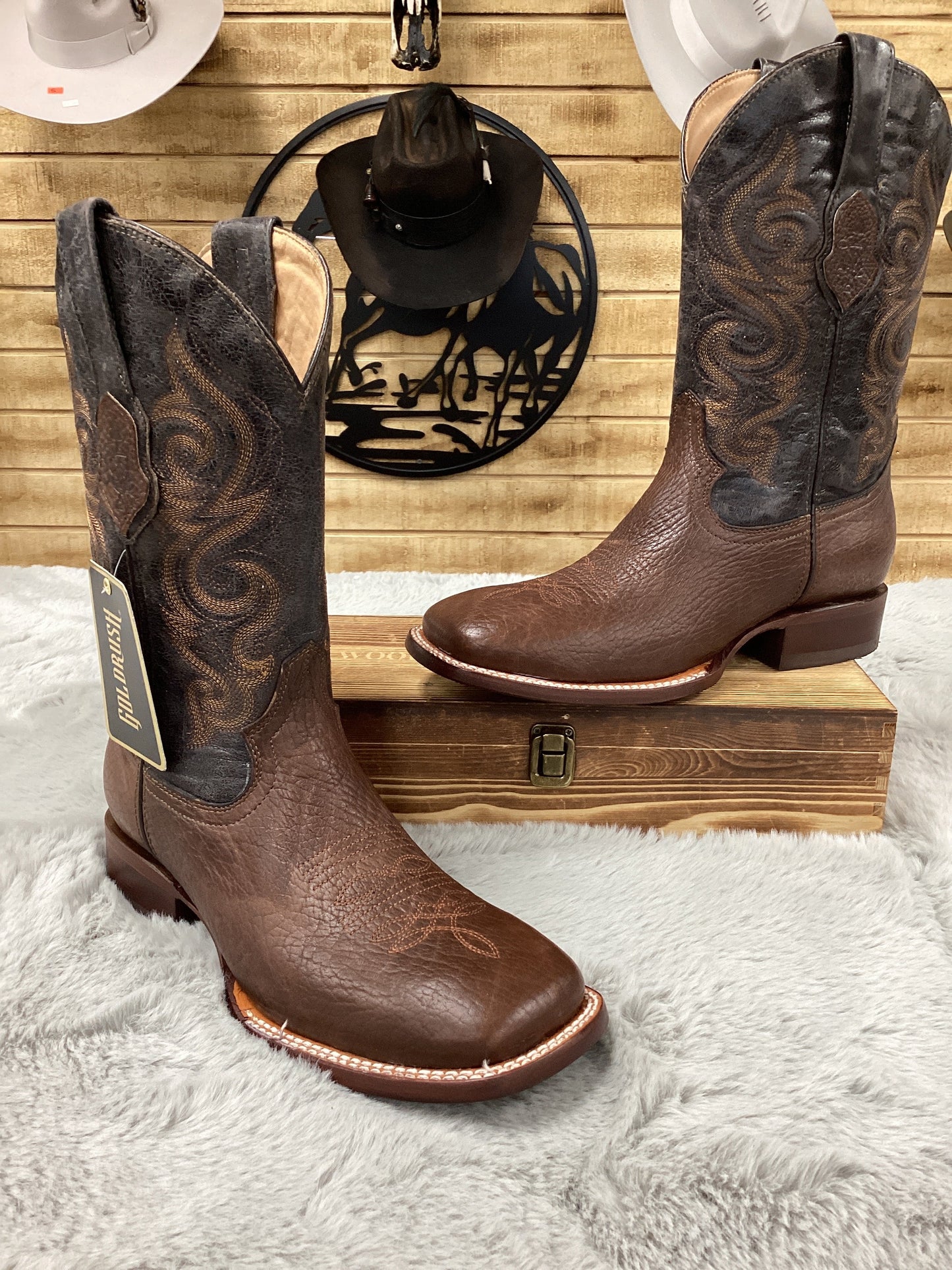 Goldrush Mens Brama Hule Boot - Brown DI194