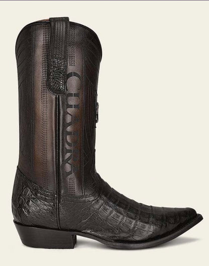 Cuadra Mens Caiman Snip Toe Boot - Black