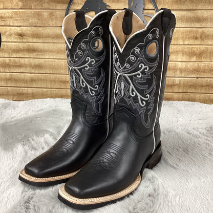 Black Stone Kids Boot Pull Up (Black) 741