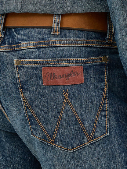 Wrangler Mens Retro Slim Straight Jeans (Bozeman)