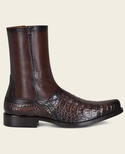 Franco Cuadra Mens Caimán Low Shaft Dress Boot - Brown