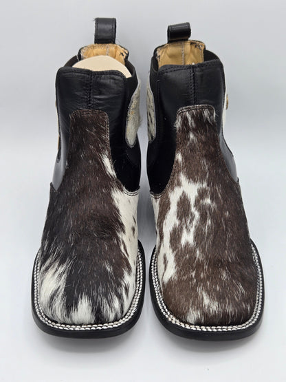 Hooch Mens Cowhide Ankle Boots