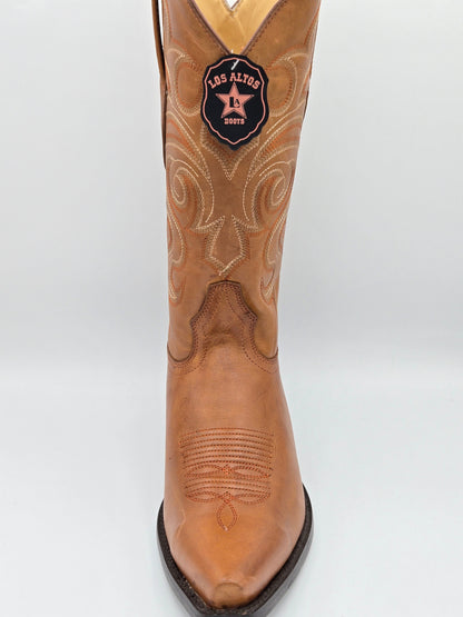 Los Altos Mens Leather Snip Toe Boot