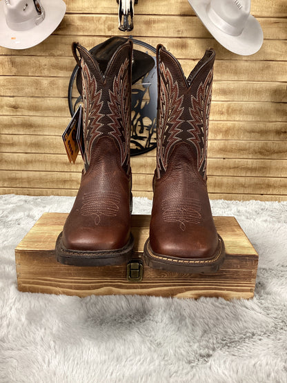 Cebu Square Toe Cowboy Boots (Tundra Brown)