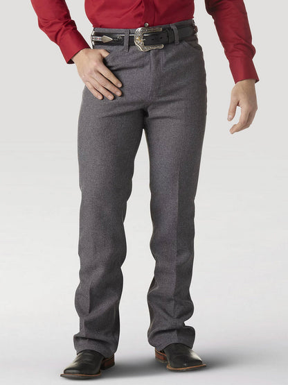 Wrangler Mens Wrancher Dress Jean (Heather Grey)