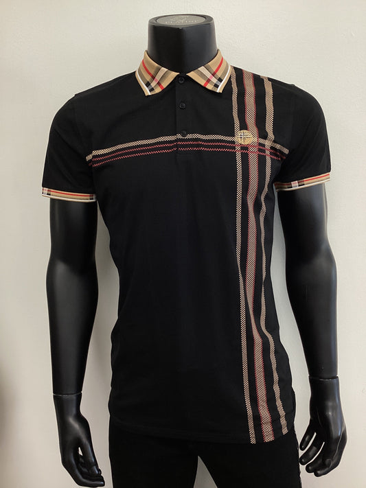 Mens Plaid Neck Shirt