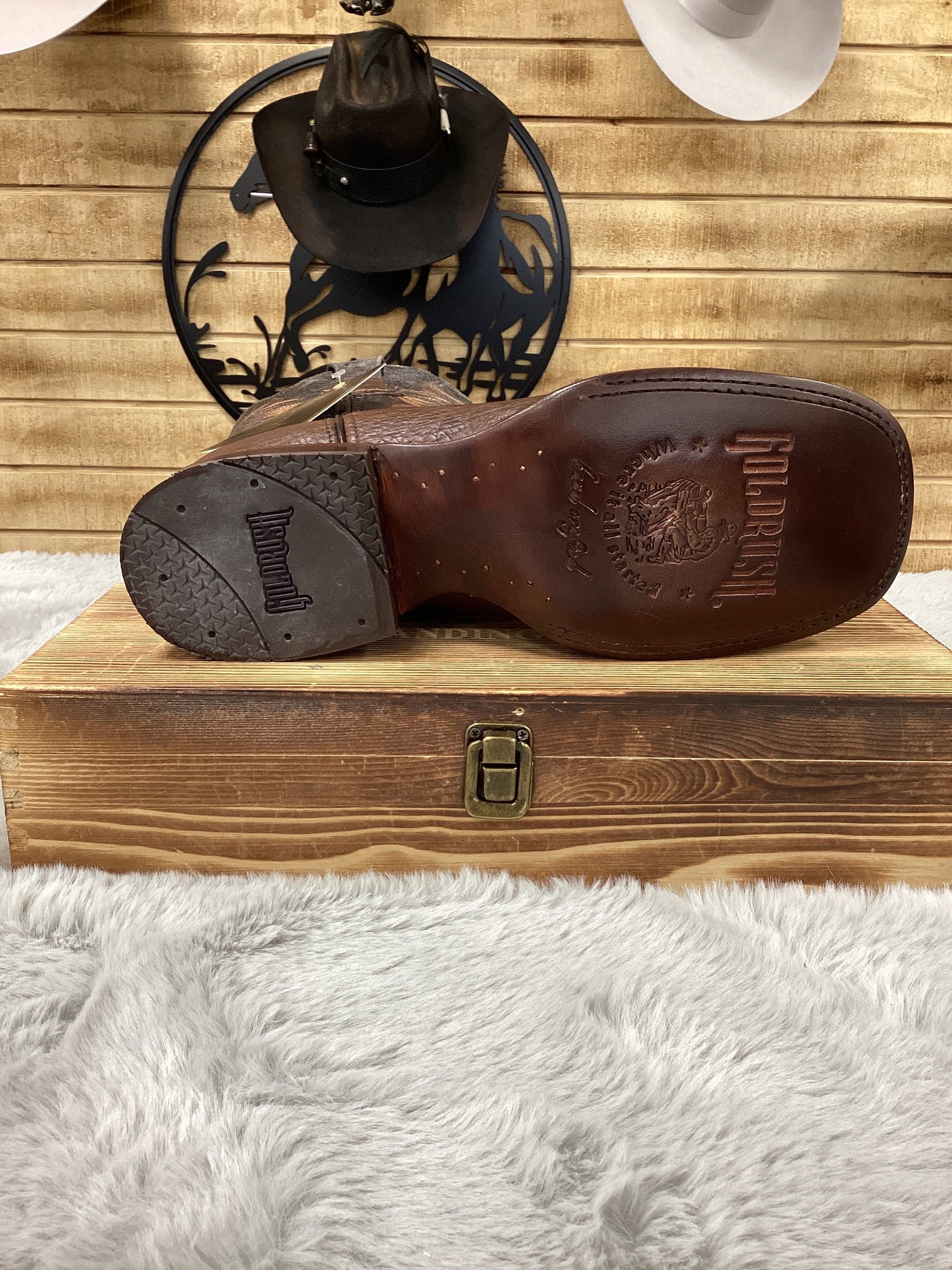 Goldrush Mens Brama Hule Boot - Brown DI194