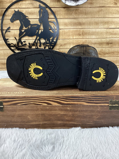 Tierra Blanca Kids Boot Graso (Black) 754