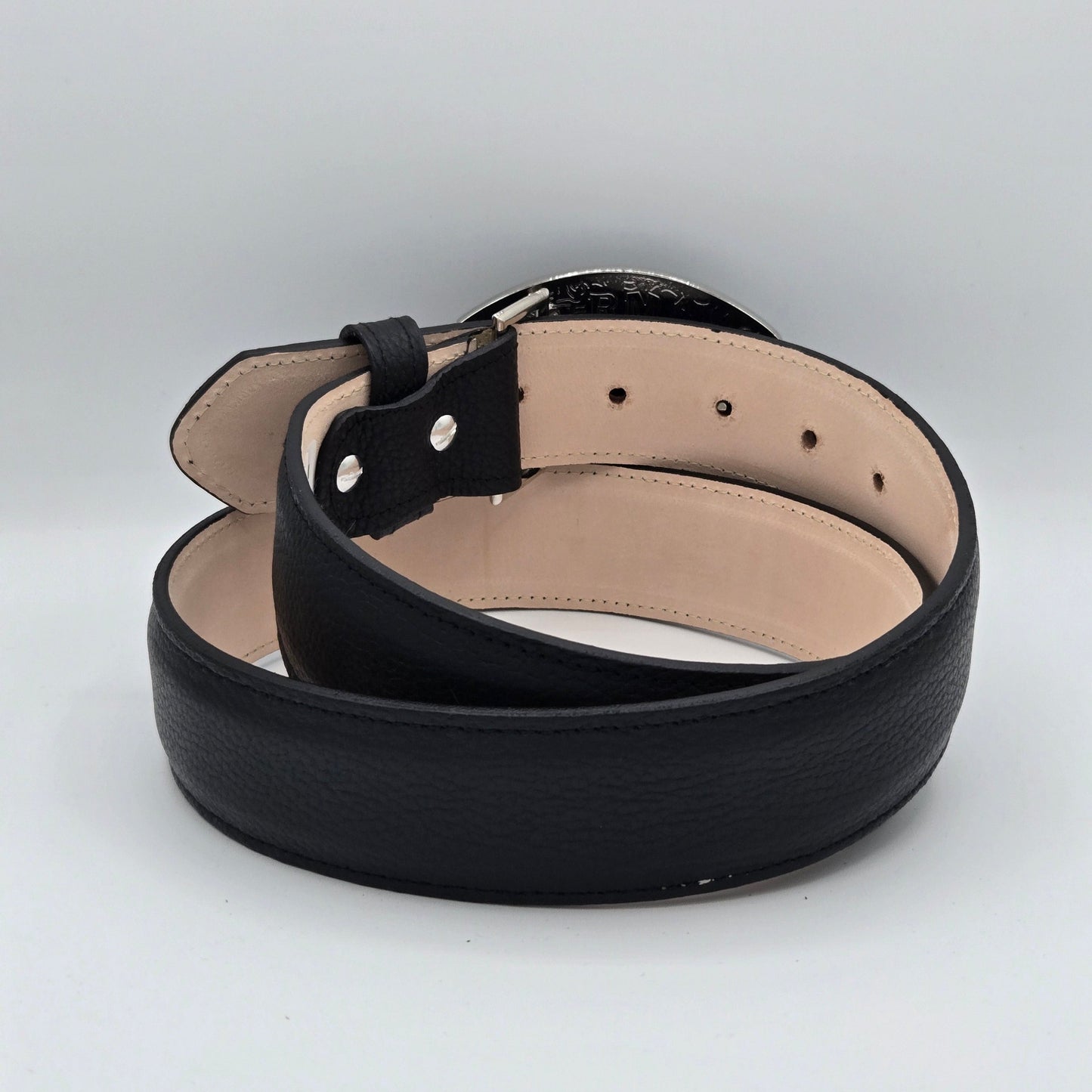Denver Deer Print Belt  Black