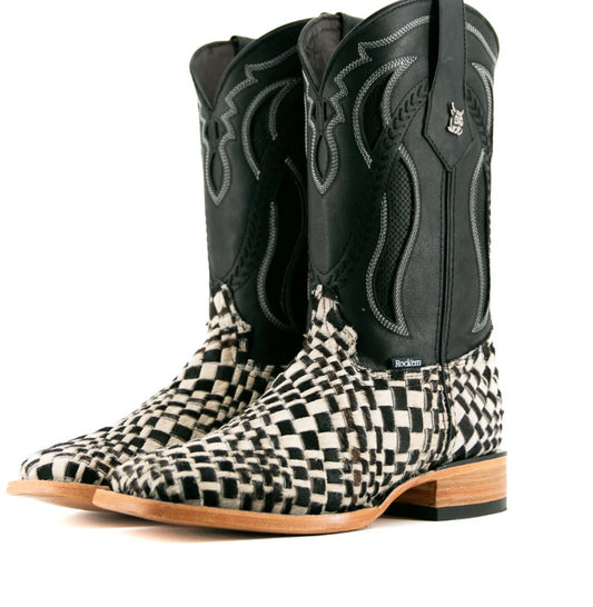 Rockem MenS Boot Arizona Weaved Cowhide