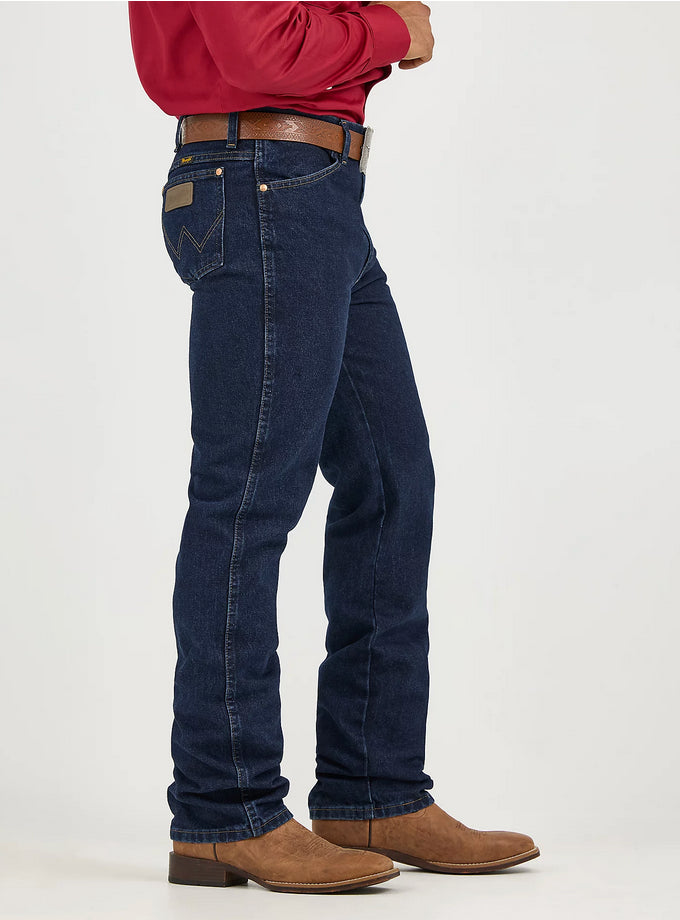 Wrangler Mens Cowboy Cut Slim Fit Jean - Dark Stone