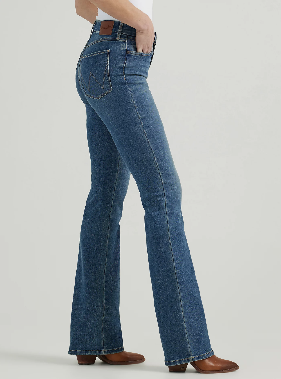 Wrangler Womens Bespoke High Rise Bootcut Jean - Ada