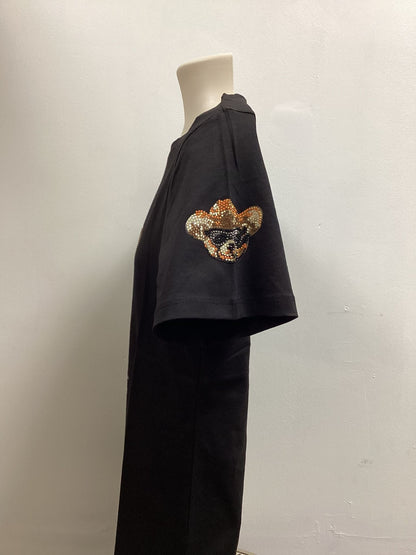 Mens Belico Bear Rhinestone Slim Fit  Tshirt