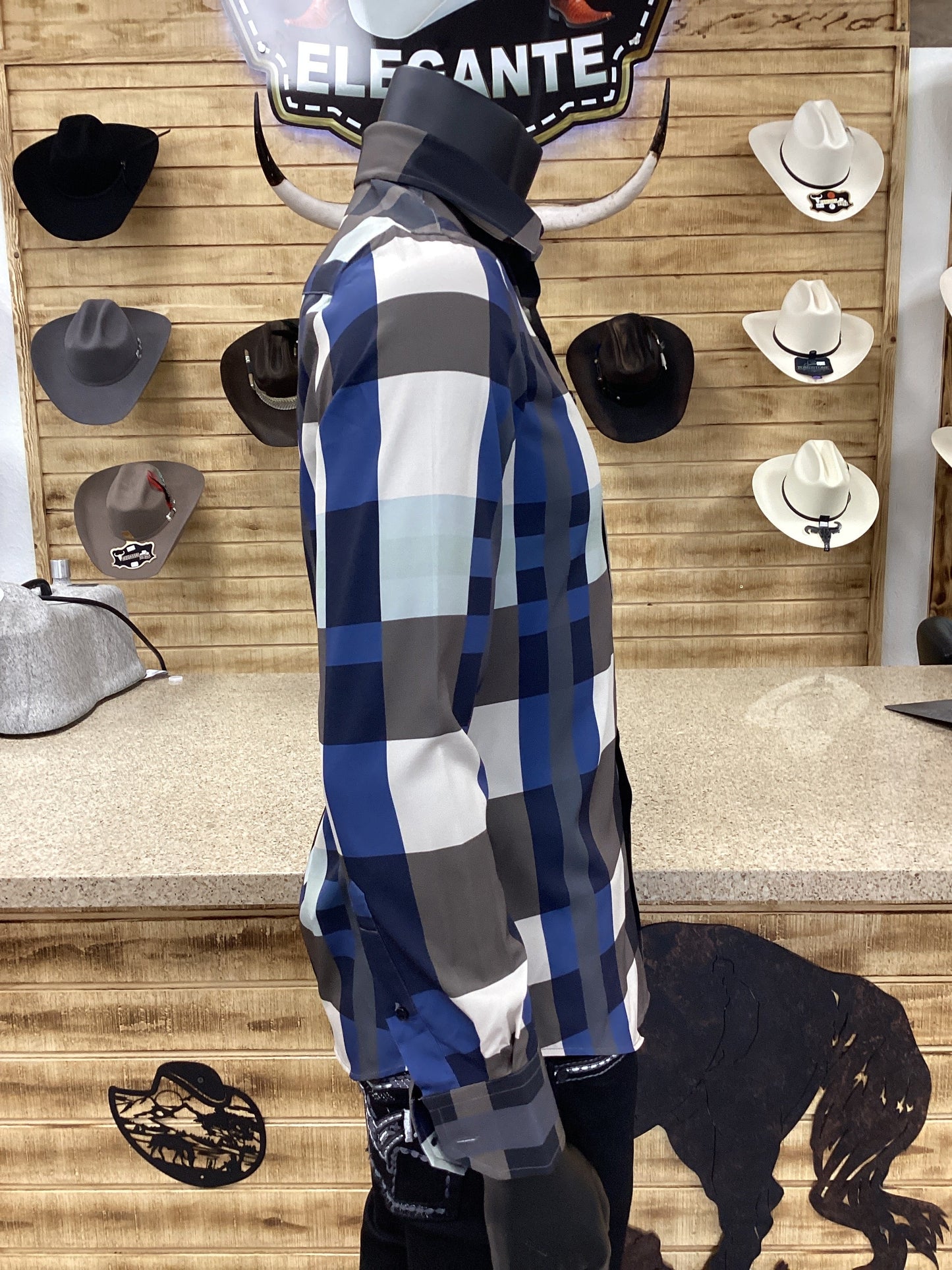 Contti Mens Plaid Shirt