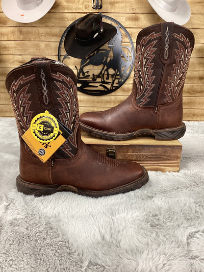 Cebu Square Toe Cowboy Boots (Tundra Brown)