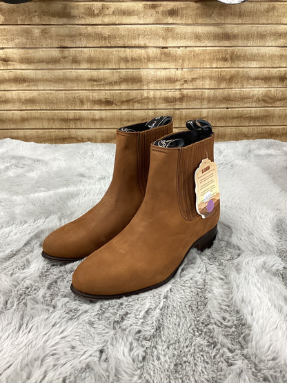 El Canelo Mens Charro Ankle Boot Nobuck - Honey