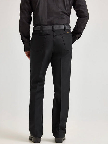 Wrangler Mens Wrancher Dress Jean (Black)