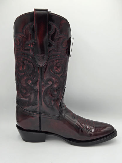 Los Altos Mens Camaleón Round Toe - Black Cherry