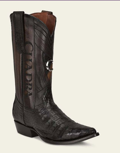 Cuadra Mens Caiman Snip Toe Boot - Black