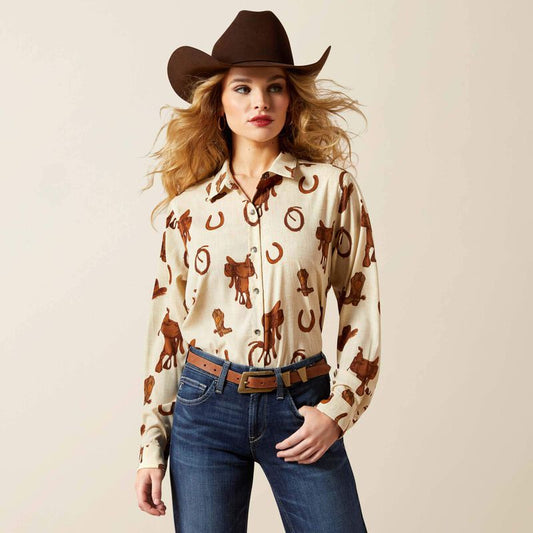 Ariat Womens Homestyle Shirt - Rodeo Spur Sprint