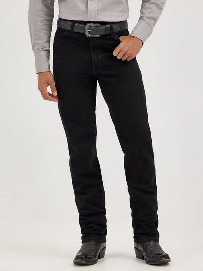 Wrangler Mens Cowboy Cut Slim Fit - Shadow Black