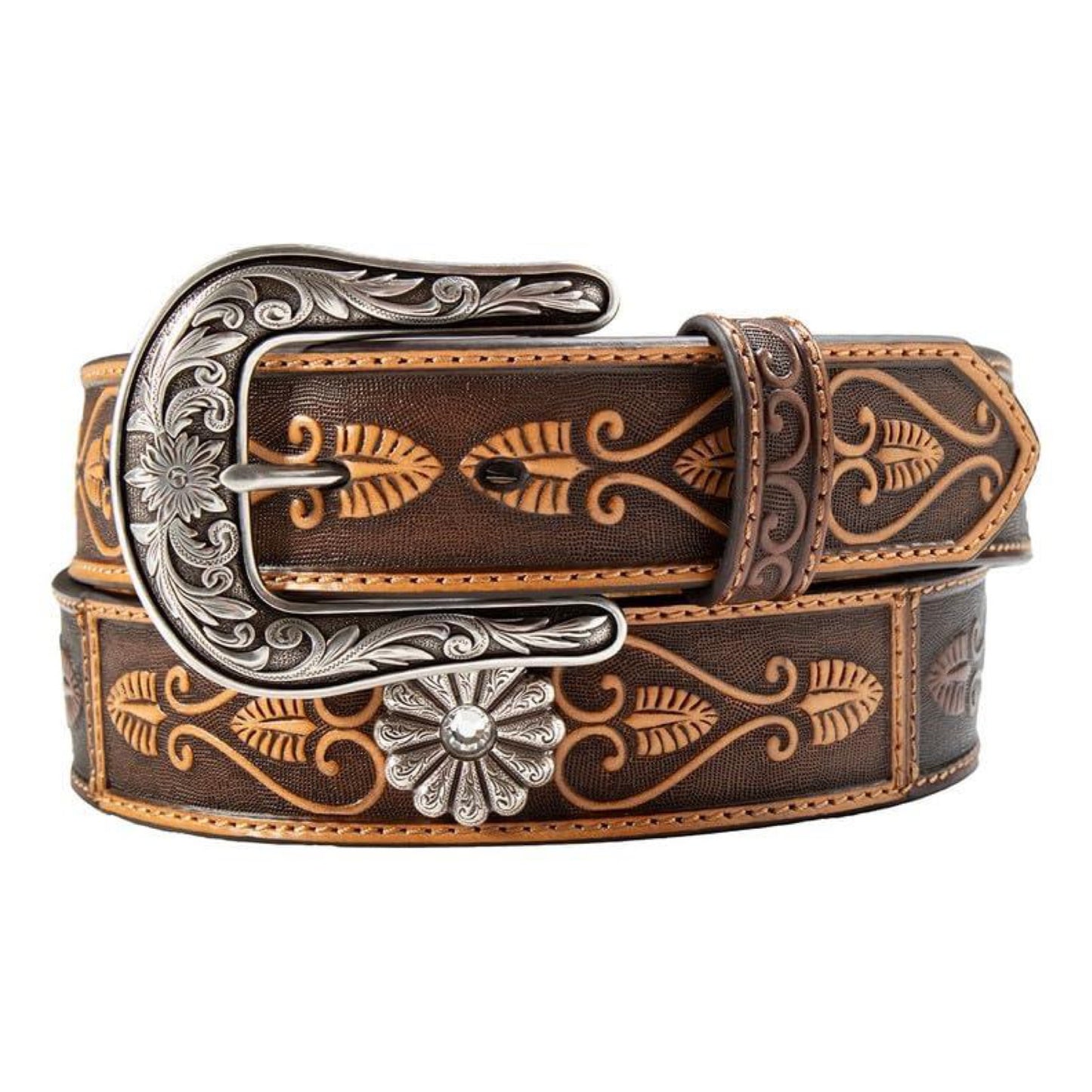 Nocona Womens Daisy Concho Belt