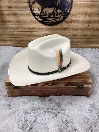 Cuernos Chuecos 150x Ranchera Shantung Hat