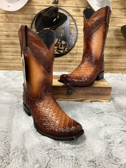 White Diamond Mens Boot Hudson Cafe Chocó-Brown