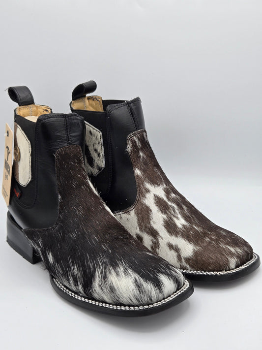 Hooch Mens Cowhide Ankle Boots