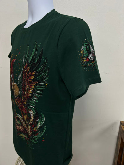 Mens Aguila Patria Rhinestone Slim Fit Thirt