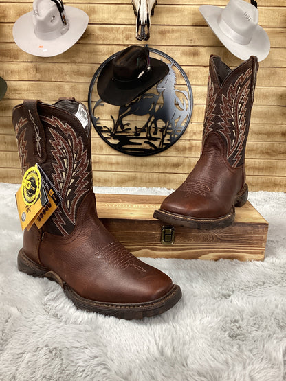 Cebu Square Toe Cowboy Boots (Tundra Brown)