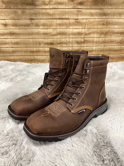 Cactus MenS Waterproof Double Density Work Boot - Dark Brown WP9215