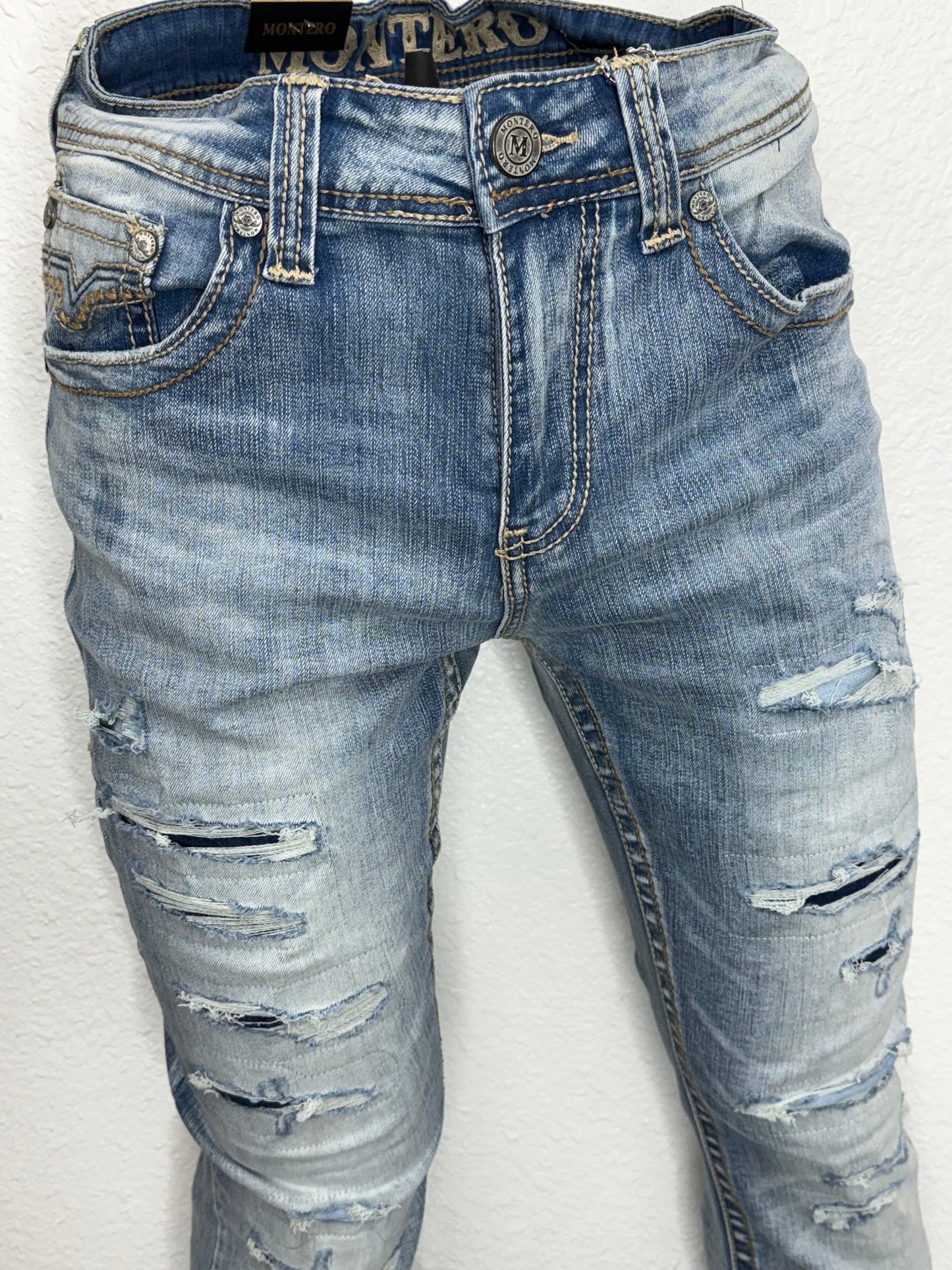 Montero Mens Light Blue Jeans