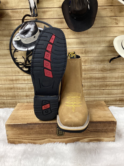 Diegos Boots Mens Botin Charro -Tabaco