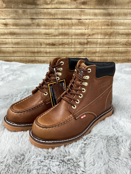 Cactus MenS Moc Toe Work Boot (Light Brown) 625M