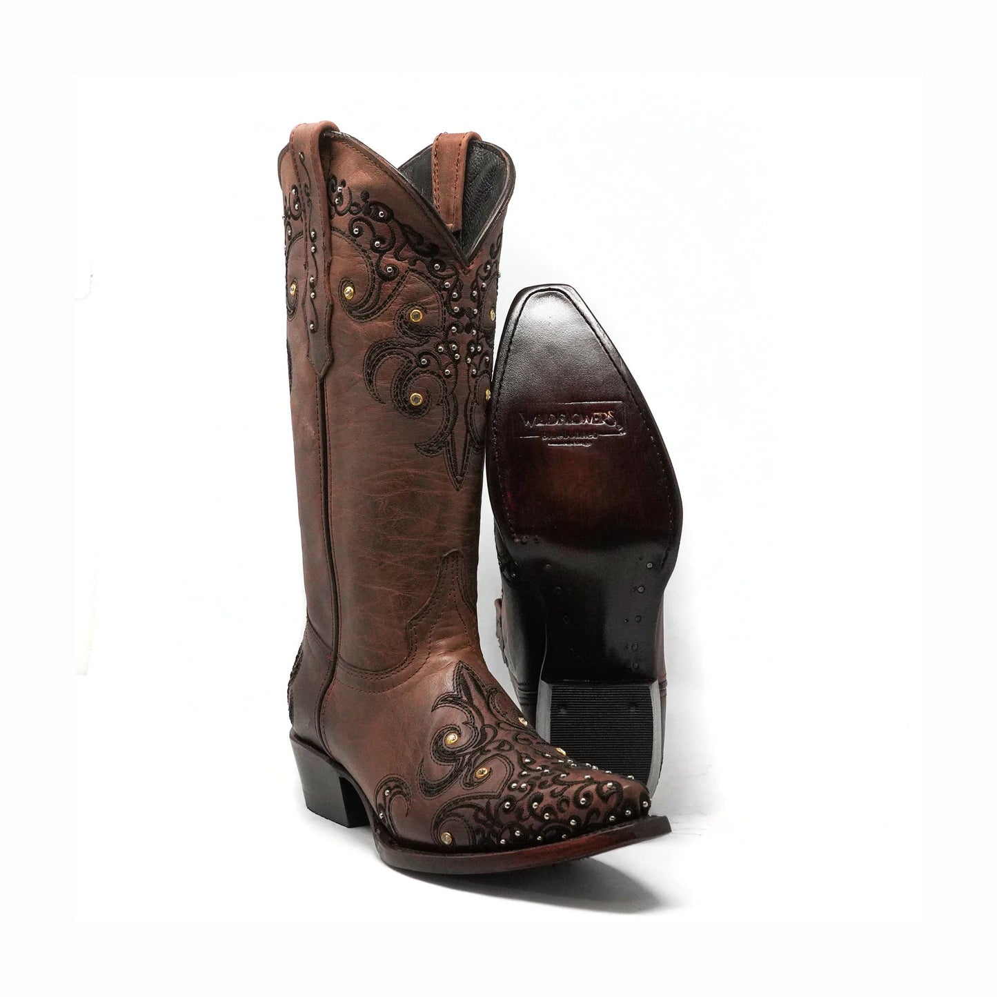 WildFlower WomenS Boot Cater Cognac Retro Cristal JD0013