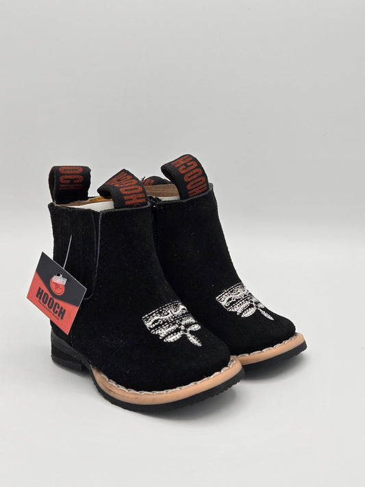 Hooch Baby Suede Boots – Black | The Rancher Brand