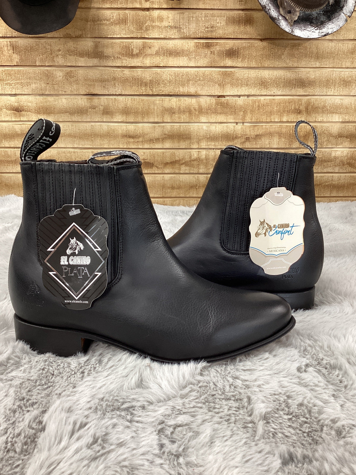 El Canelo Mens Charro Ankle Boot - Atlas Black