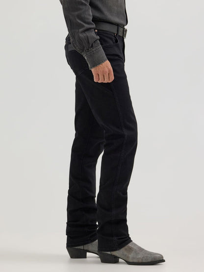 Wrangler Mens Retro Slim Straight Leg Pants (Black)