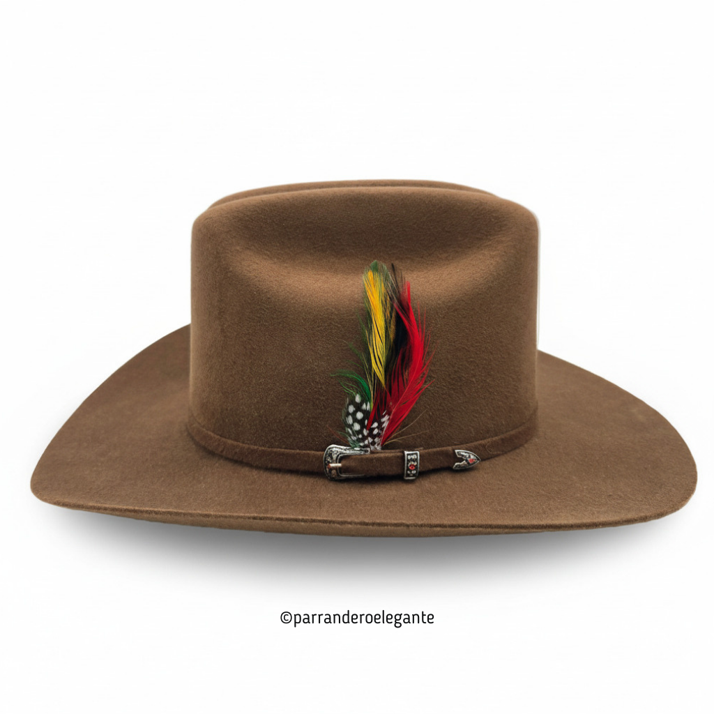 White Diamond 100x Sinaloa Texana Wool Felt Hat - Black, Chocolate