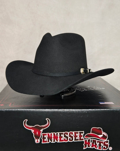 Tennessee Hats 6X Indiana Alta Texana Wool Felt Hat -Black