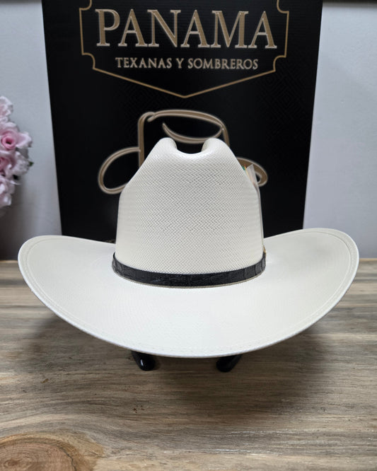 Panama 1000x Panter Palma Shantung Sombrero Straw Hat