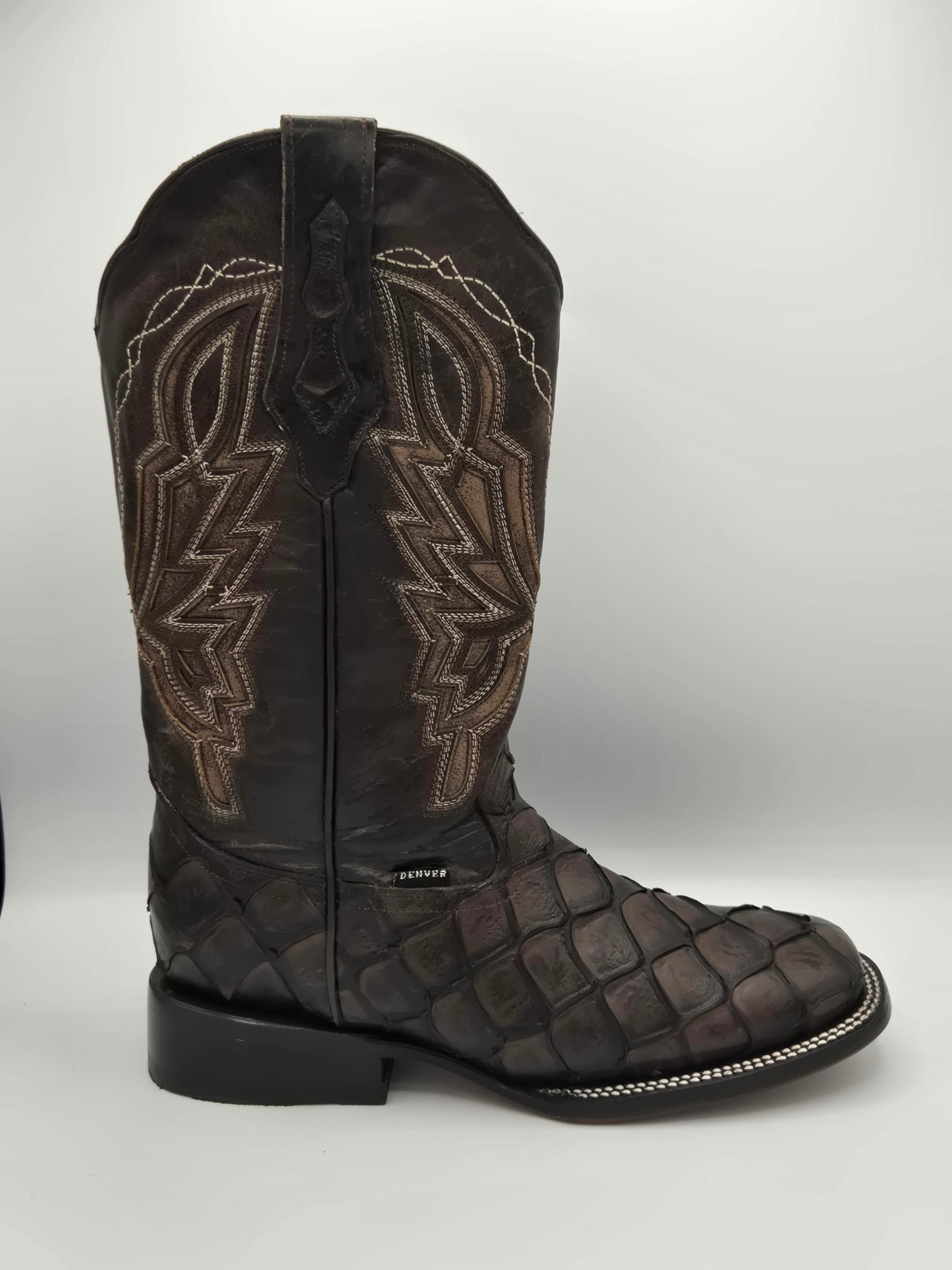 Denver Mens Boot Western Safari - Brown