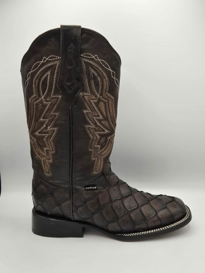 Denver Mens Boot Western Safari - Brown