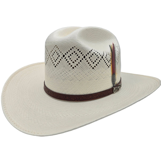 Cuernos Chuecos 100X Johnson Double Diamond Vent Shantung Hat
